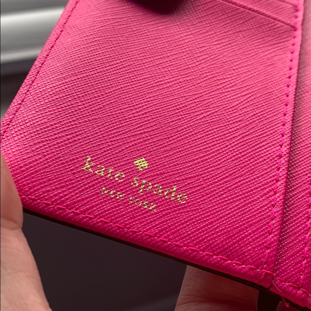 Kate Spade hot pink wallet - Picture 5 of 5